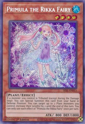 Primula the Rikka Fairy (Secret Rare) (SESL-EN015) - Secret Slayers 1st Edition