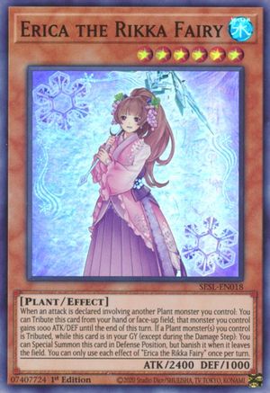 Erica the Rikka Fairy (Super Rare) (SESL-EN018) - Secret Slayers 1st Edition