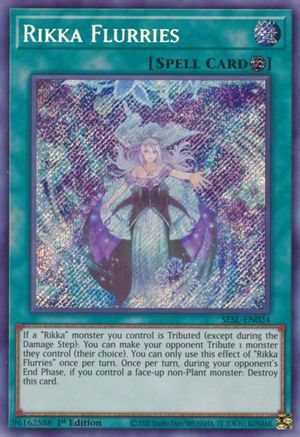 Rikka Flurries (Secret Rare) (SESL-EN024) - Secret Slayers 1st Edition