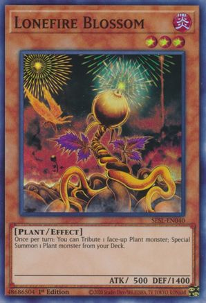 Lonefire Blossom (Super Rare) (SESL-EN040) - Secret Slayers 1st Edition