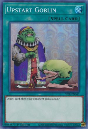 Upstart Goblin (Super Rare) (SESL-EN043) - Secret Slayers 1st Edition