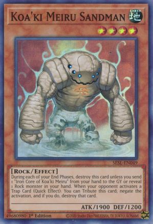 Koa'ki Meiru Sandman (Super Rare) (SESL-EN049) - Secret Slayers 1st Edition