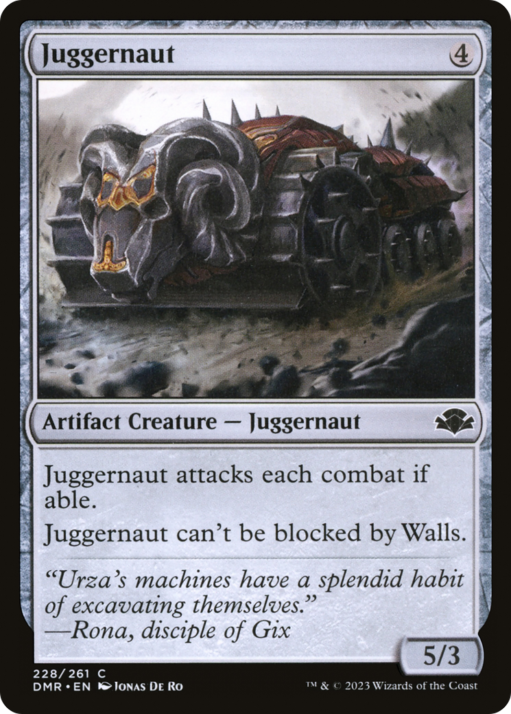 Juggernaut - Foil [Dominaria Remastered]