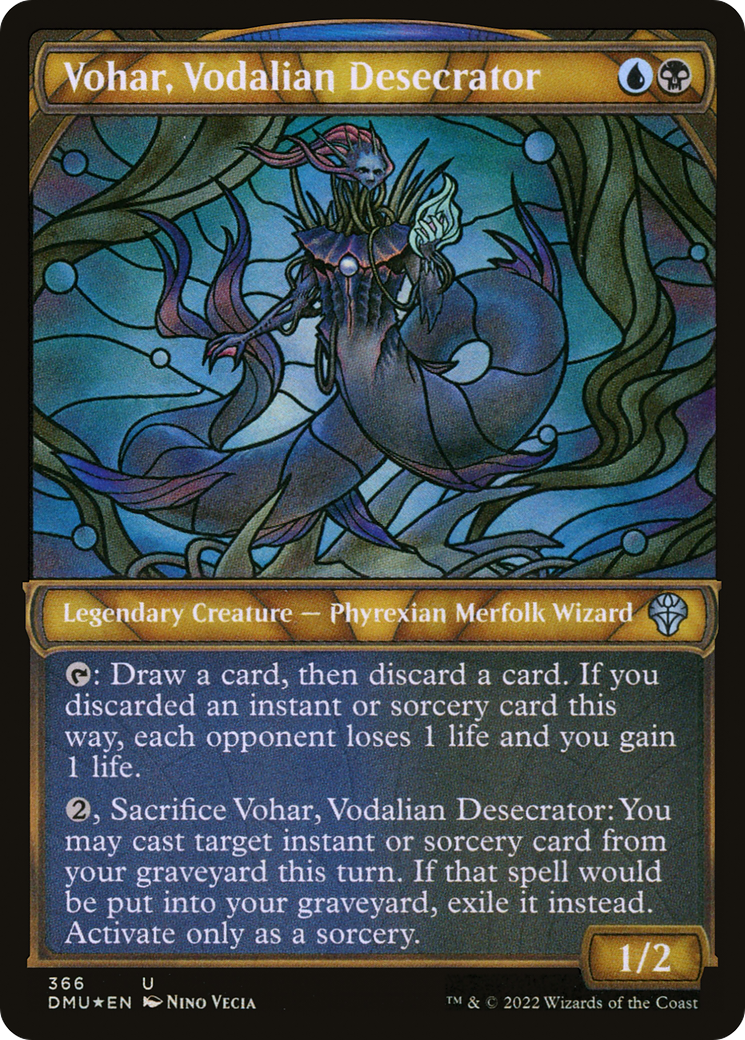 Vohar, Vodalian Desecrator (Textured Foil) (DMU-366) (Showcase) [Dominaria United] Foil