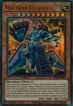 Machina Citadel (Ultra Rare) (SR10-EN001) - Structure Deck: Mechanized Madness 1st Edition