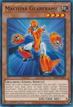 Machina Gearframe (Common) (SR10-EN005) - Structure Deck: Mechanized Madness 1st Edition