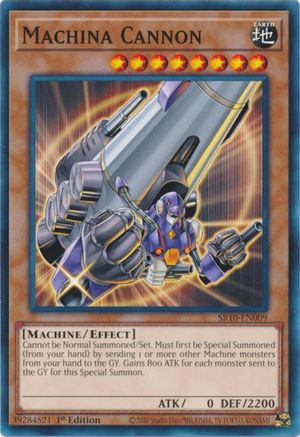 Machina Cannon (Common) (SR10-EN009) - Structure Deck: Mechanized Madness 1st Edition