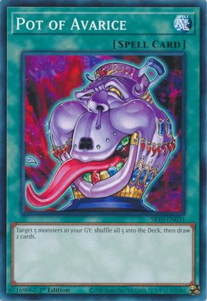 Pot of Avarice (Common) (SR10-EN031) - Structure Deck: Mechanized Madness 1st Edition