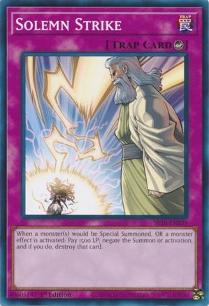Solemn Strike (Common) (SR10-EN039) - Structure Deck: Mechanized Madness 1st Edition