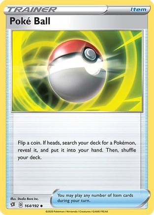 Poke Ball (164/192) [SWSH02 Rebel Clash] Reverse Holofoil - Uncommon