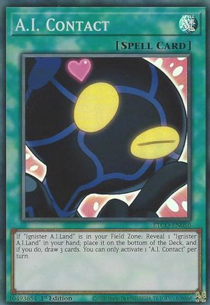A.I. Contact (Super Rare) (ETCO-EN056) - Eternity Code 1st Edition
