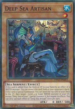 Deep Sea Artisan (Common) (ETCO-EN013) - Eternity Code 1st Edition