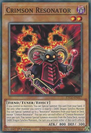 Crimson Resonator (Common) (ETCO-EN017) - Eternity Code 1st Edition
