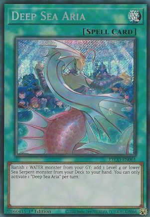 Deep Sea Aria (Secret Rare) (ETCO-EN061) - Eternity Code 1st Edition