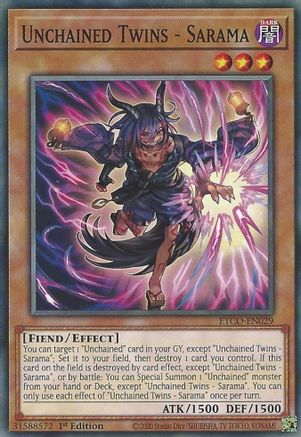 Unchained Twins - Sarama (Common) (ETCO-EN029) - Eternity Code 1st Edition