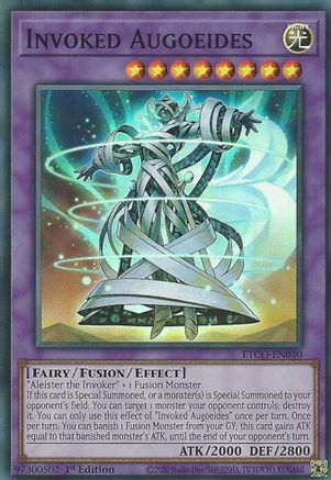 Invoked Augoeides (Super Rare) (ETCO-EN040) - Eternity Code 1st Edition