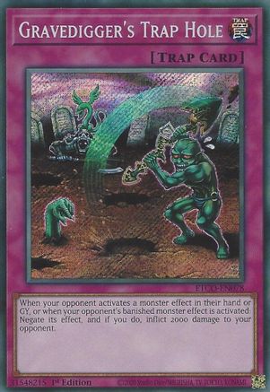 Gravedigger's Trap Hole (Secret Rare) (ETCO-EN078) - Eternity Code 1st Edition