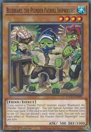 Bluebeard, the Plunder Patroll Shipwright (Common) (ETCO-EN085) - Eternity Code 1st Edition
