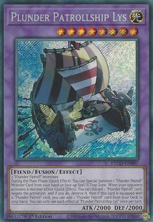 Plunder Patrollship Lys (Secret Rare) (ETCO-EN087) - Eternity Code 1st Edition