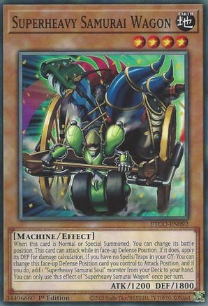 Superheavy Samurai Wagon (Common) (ETCO-EN092) - Eternity Code 1st Edition