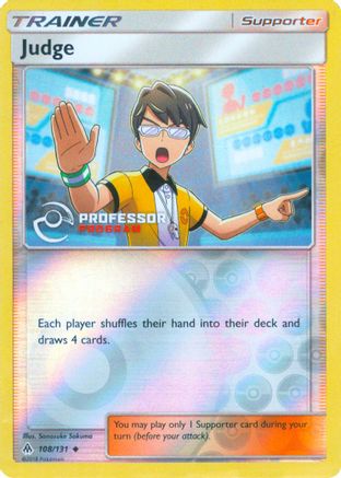 Judge (2019) (108/131) [Professor Program Promos] Reverse Holofoil - Promo