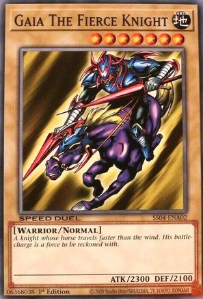 Gaia The Fierce Knight (Common) (SS04-ENA02) - Speed Duel Decks: Match of the Millennium 1st Edition