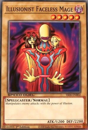 Illusionist Faceless Mage (Common) (SS04-ENB02) - Speed Duel Decks: Match of the Millennium 1st Edition