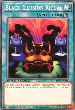 Black Illusion Ritual (Common) (SS04-ENB18) - Speed Duel Decks: Match of the Millennium 1st Edition