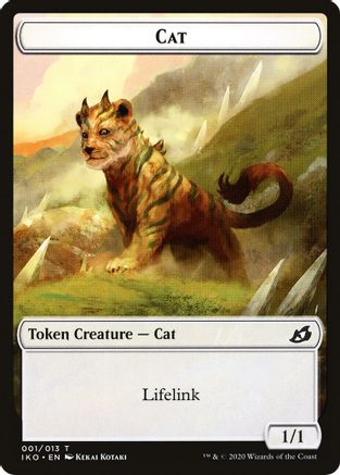 Cat // Human Soldier (004) Double-sided Token [Ikoria: Lair of Behemoths] Foil