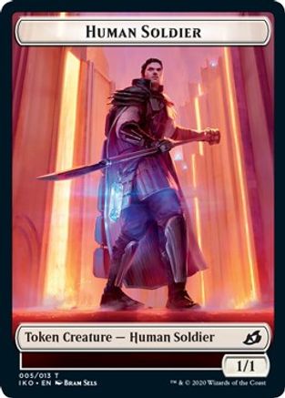 Human Soldier (005) // Zombie Double-Sided Token (C20-5 // 9) [Commander 2020]