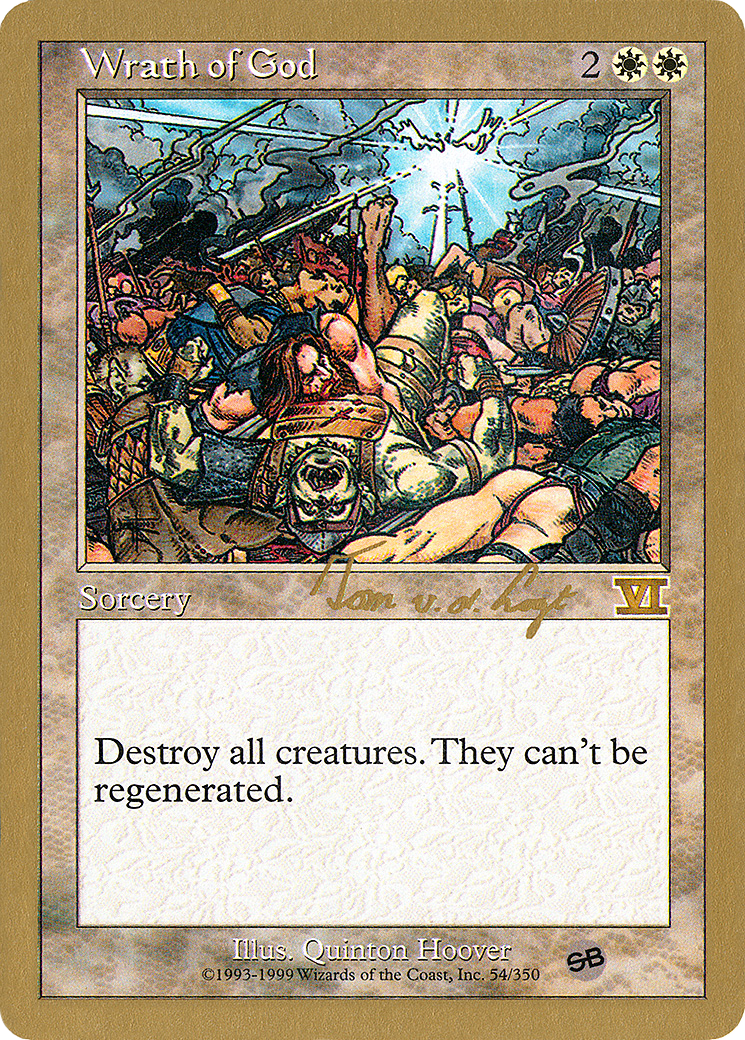 Wrath of God - 2000 Tom van de Logt (6ED) (SB) [World Championship Decks 2000]