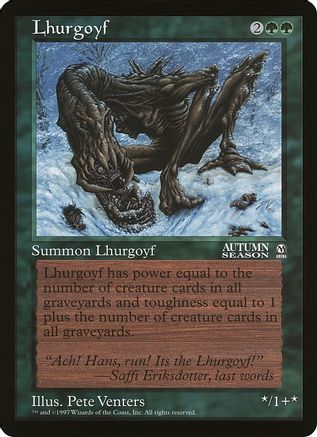 Lhurgoyf (Arena League) [Oversize Cards]