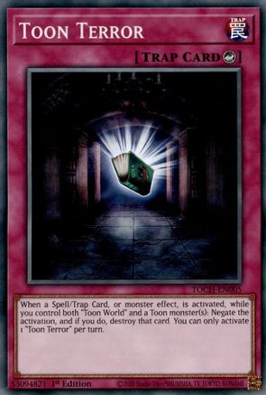 Toon Terror (Super Rare) (TOCH-EN005) - Toon Chaos Unlimited