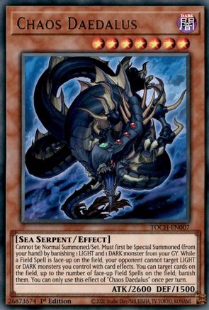 Chaos Daedalus (Ultra Rare) (TOCH-EN007) - Toon Chaos 1st Edition