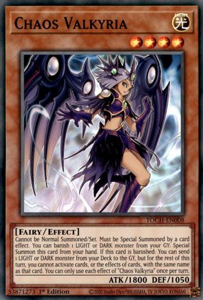 Chaos Valkyria (Super Rare) (TOCH-EN008) - Toon Chaos Unlimited