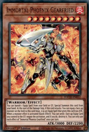 Immortal Phoenix Gearfried (Ultra Rare) (TOCH-EN012) - Toon Chaos Unlimited