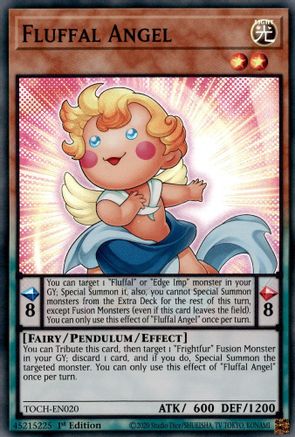 Fluffal Angel (Super Rare) (TOCH-EN020) - Toon Chaos 1st Edition