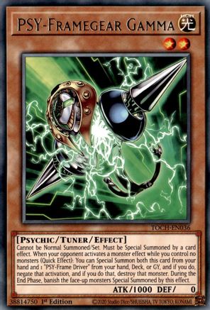 PSY-Framegear Gamma (Rare) (TOCH-EN036) - Toon Chaos Unlimited