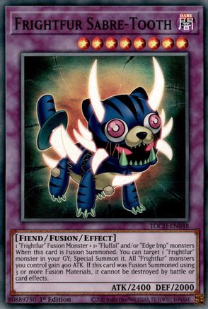 Frightfur Sabre-Tooth (Super Rare) (TOCH-EN048) - Toon Chaos Unlimited