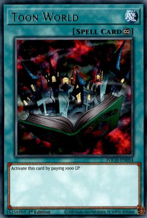 Toon World (Rare) (TOCH-EN054) - Toon Chaos 1st Edition
