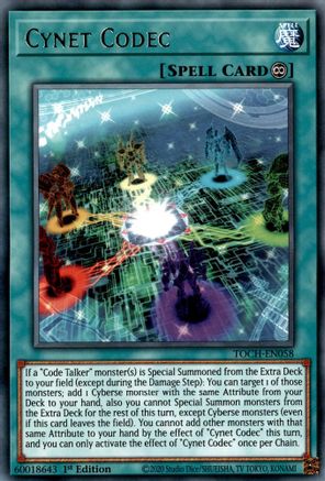 Cynet Codec (Rare) (TOCH-EN058) - Toon Chaos 1st Edition