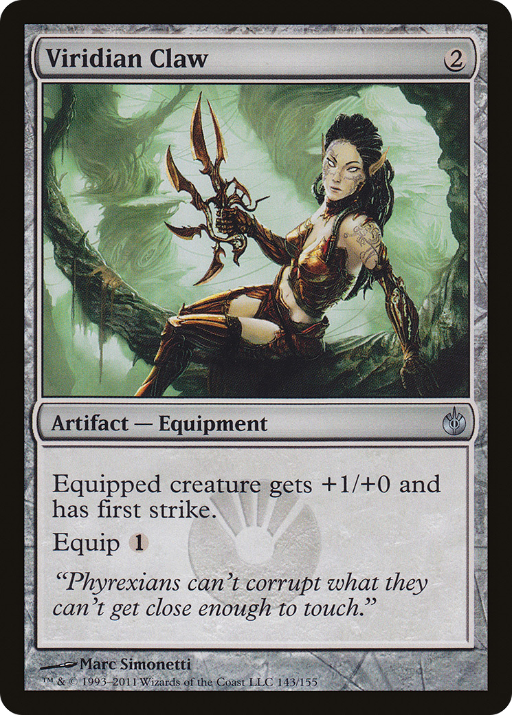 Viridian Claw (MBS-143) [Mirrodin Besieged] Foil