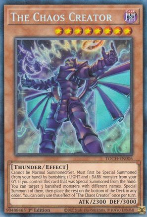 The Chaos Creator (Collector's Rare) (TOCH-EN006) - Toon Chaos Unlimited