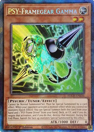 PSY-Framegear Gamma (Collector's Rare) (TOCH-EN036) - Toon Chaos Unlimited