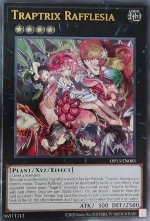 Traptrix Rafflesia (Ultimate Rare) (OP13-EN003) - OTS Tournament Pack 13 Unlimited