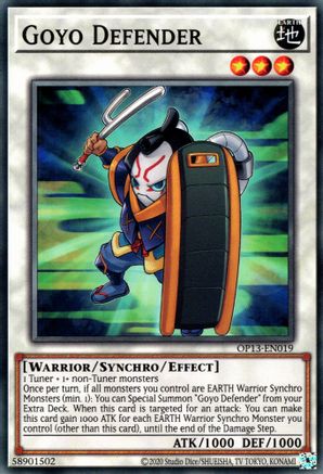 Goyo Defender (Common) (OP13-EN019) - OTS Tournament Pack 13 Unlimited