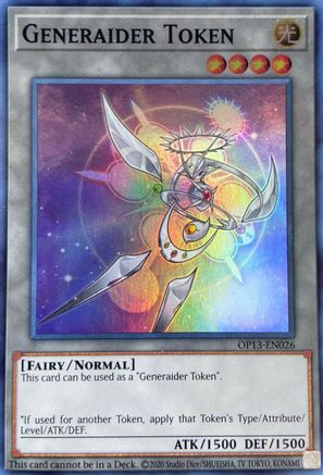 Token: Generaider (Super Rare) (OP13-EN026) - OTS Tournament Pack 13 Unlimited