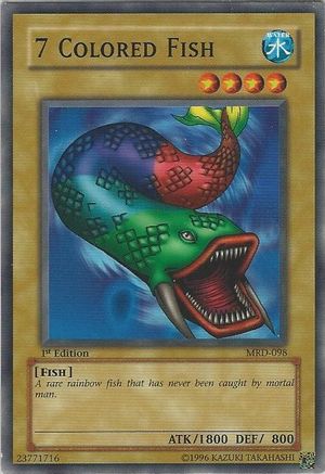 7 Colored Fish (Common) (MRD-098) - Metal Raiders 1st Edition