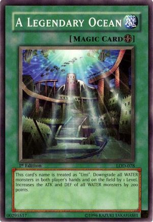 A Legendary Ocean (Common) (LOD-078) - Legacy of Darkness 1st Edition