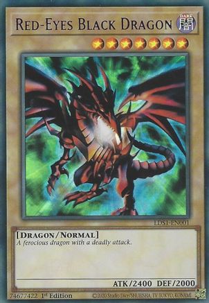 Red-Eyes Black Dragon (Purple) (Ultra Rare) (LDS1-EN001) - Legendary Duelists: Season 1 1st Edition